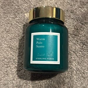 Sterling Farms Warm Palo Santo Scented Single Wick Candle 8.6 Oz